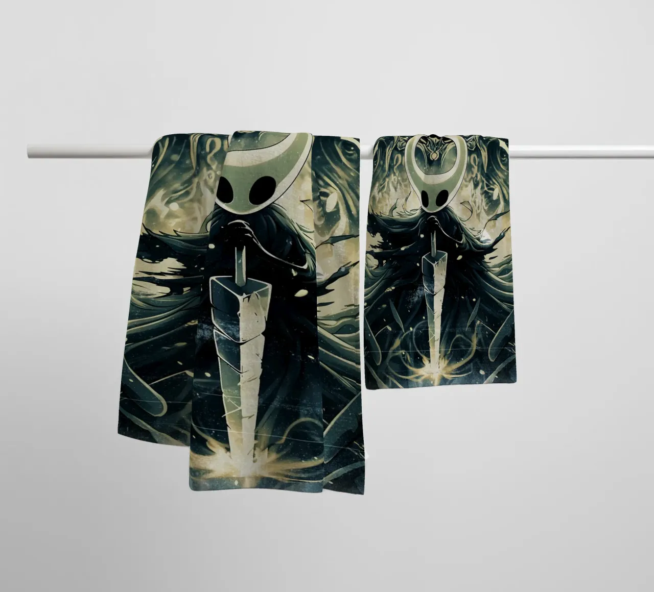 The Knight from Hollow Knight asciugamano da bagno da CreativeStudio