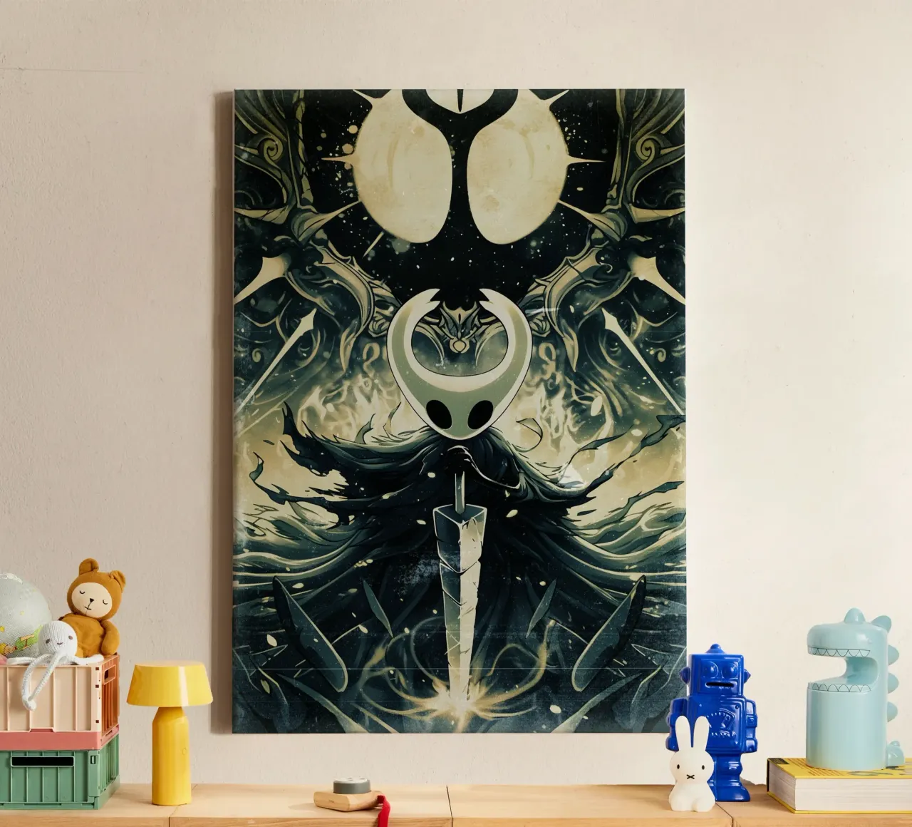 The Knight from Hollow Knight canvas by CreativeStudio