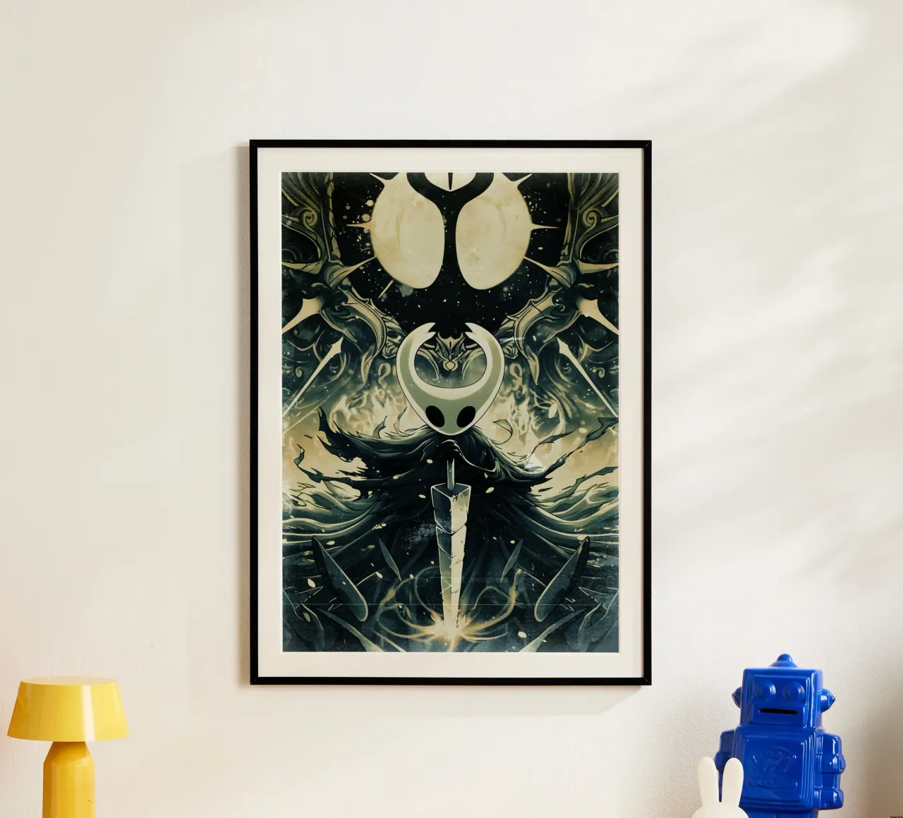 The Knight from Hollow Knight carta hahnemühle da CreativeStudio