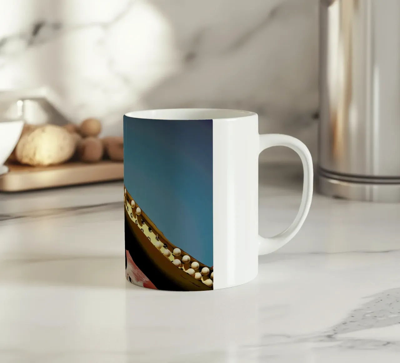 Vegas tazza in ceramica da Flo Klein