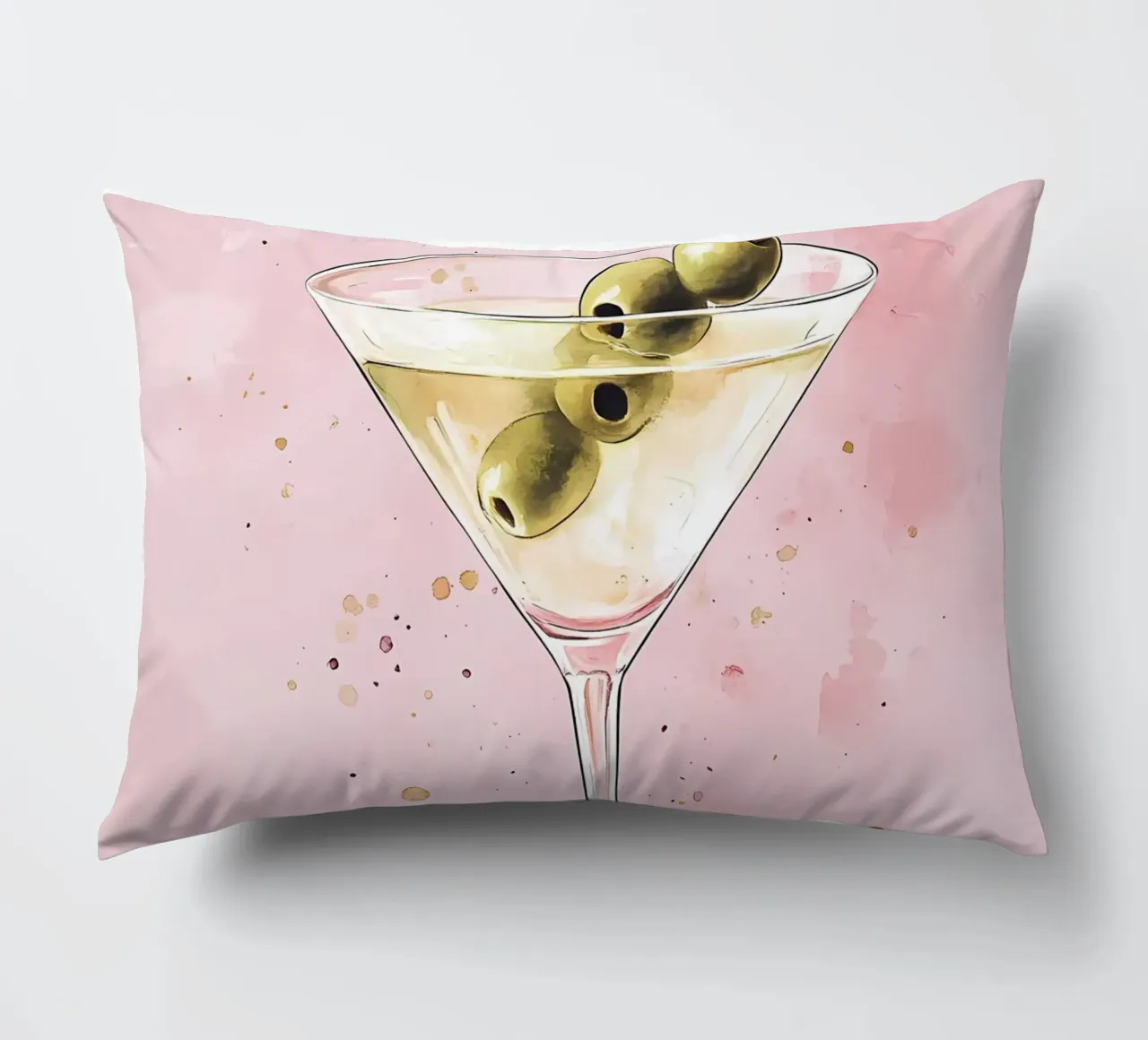 Martini decorative cushion by IamHomeStudio
