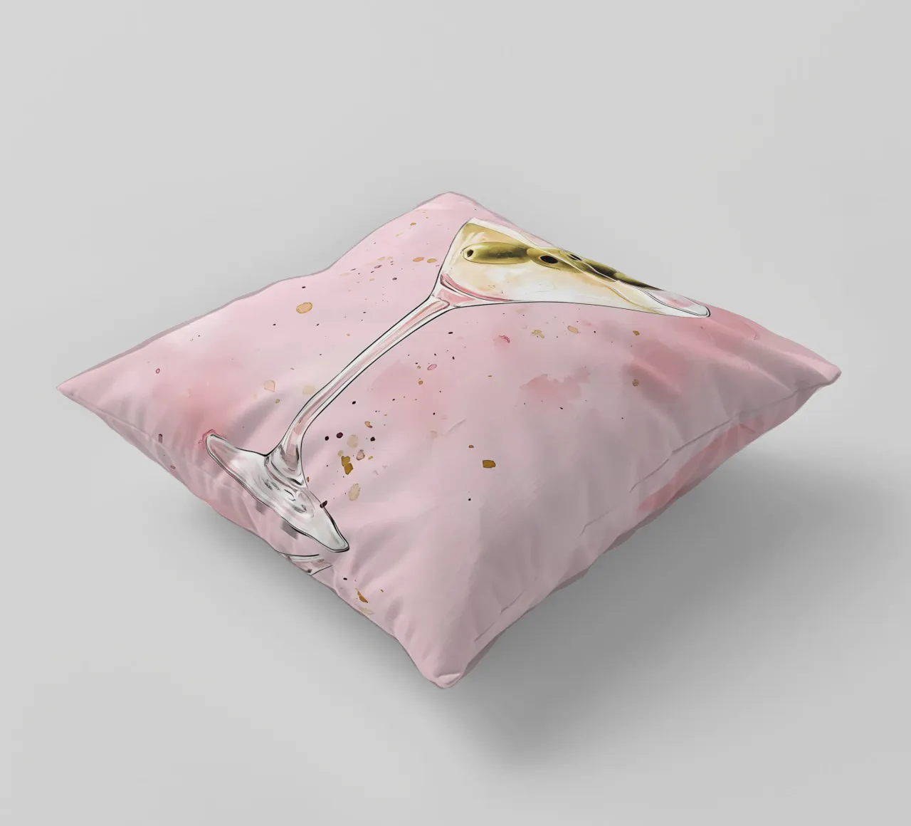 Martini decorative cushion by IamHomeStudio