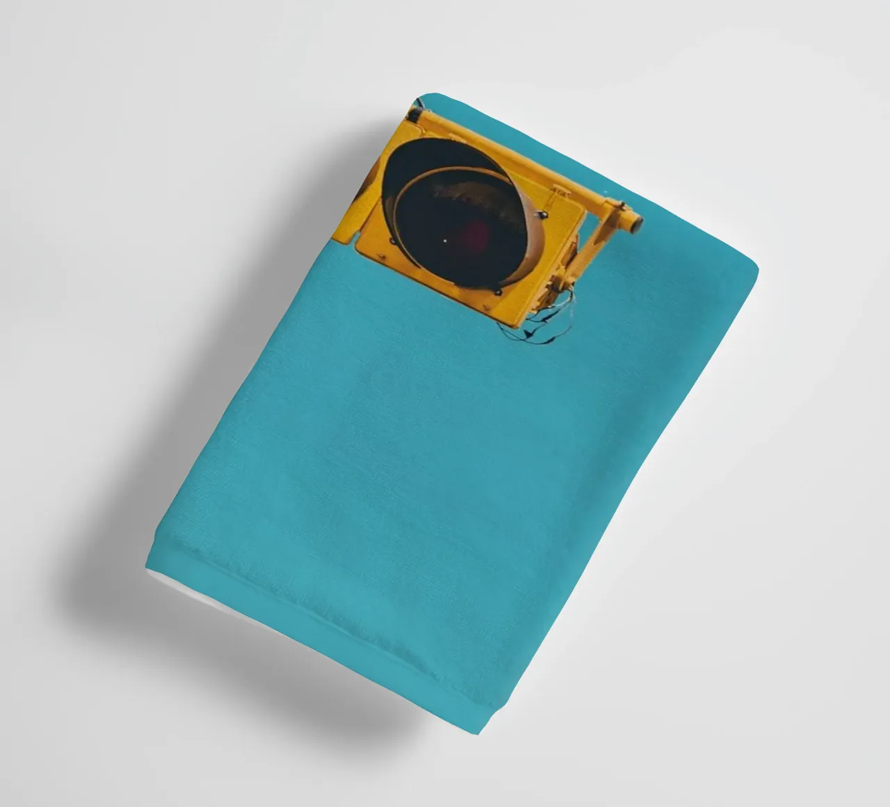 Traffic Light And Clouds towel by arizrab