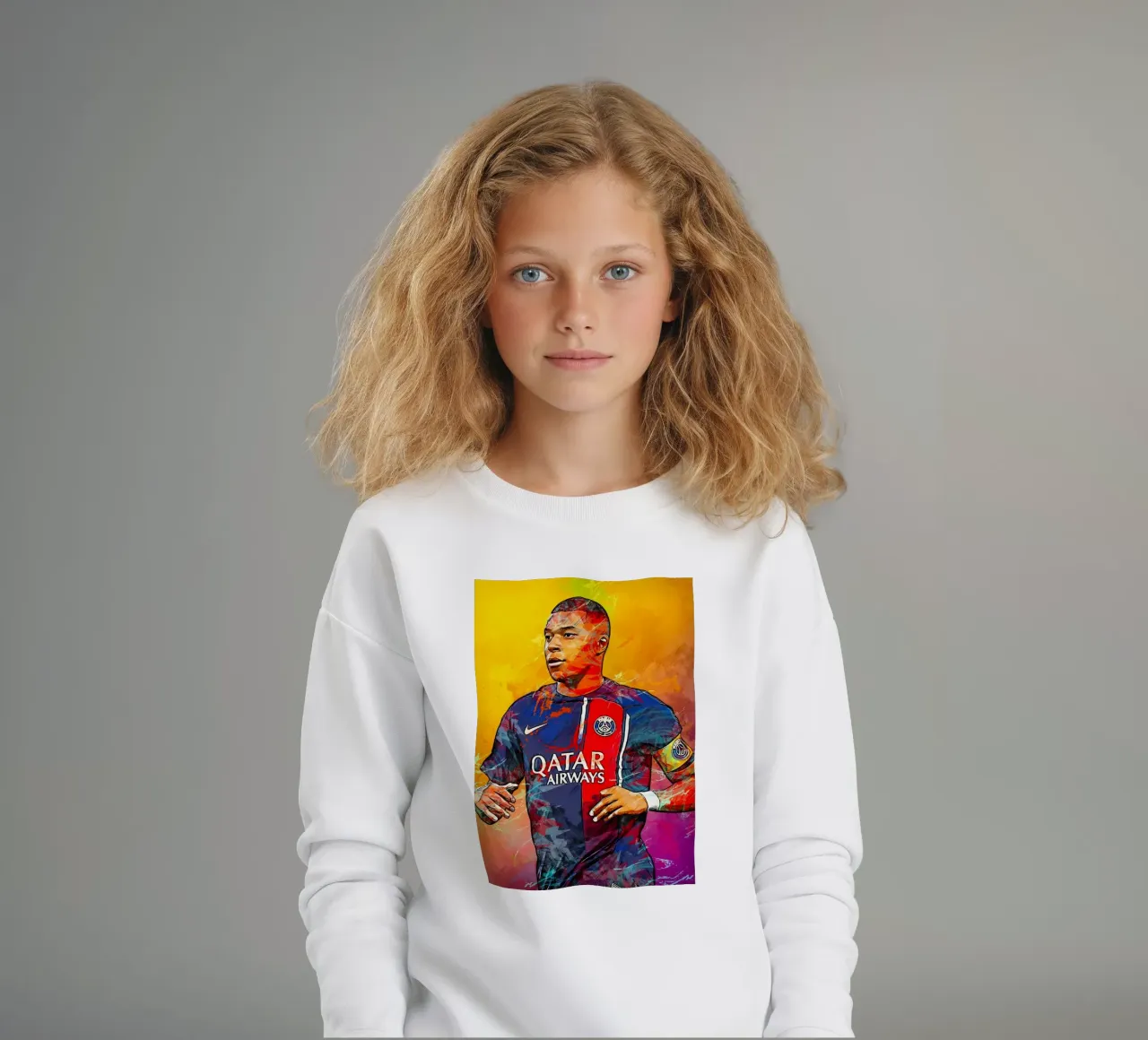 Kylian Mbappe felpa bambino da tenten