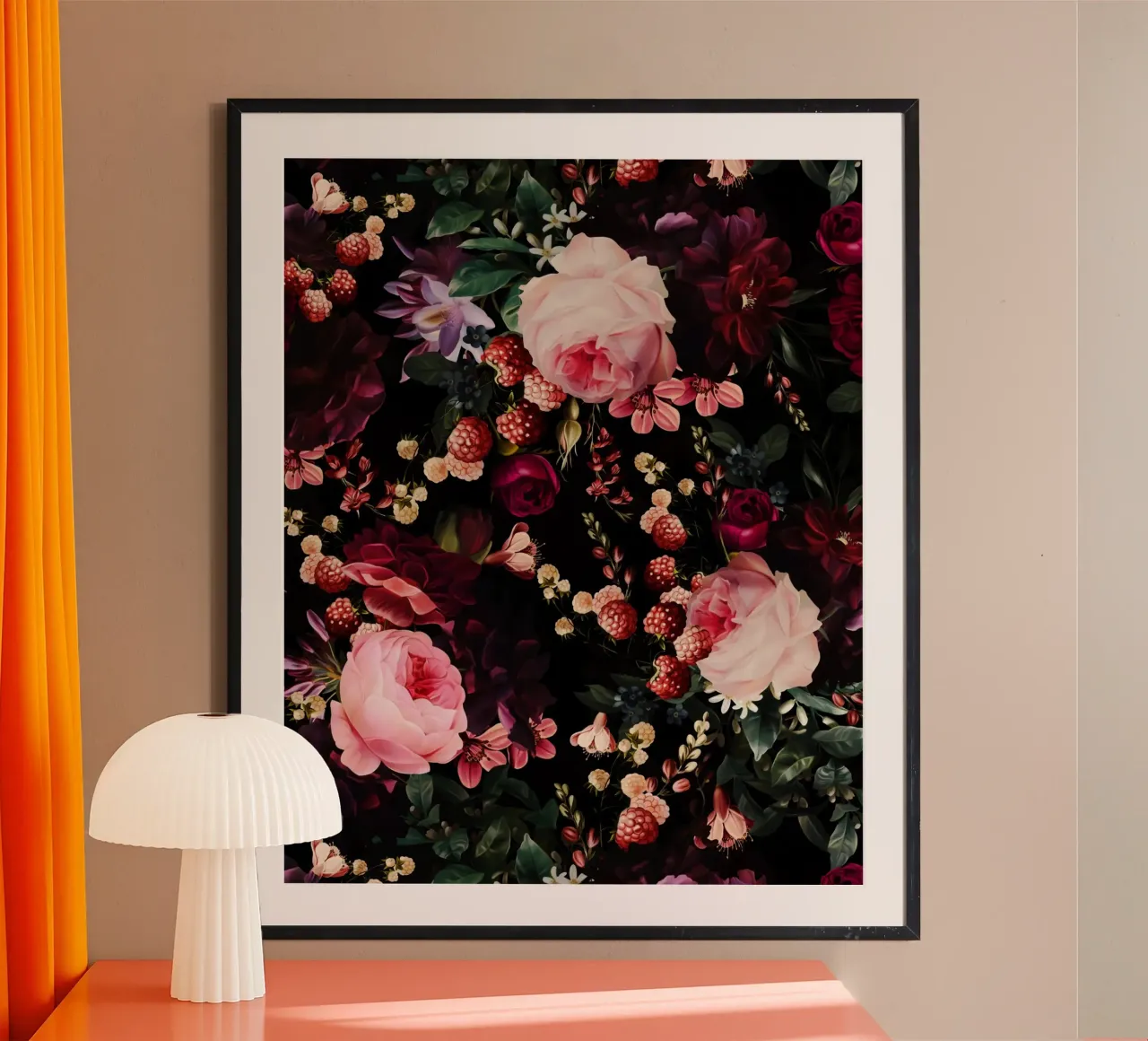 Giardino di mezzanotte barocco e mistico 4 carta hahnemühle da Flower Garden - Uta Naumann