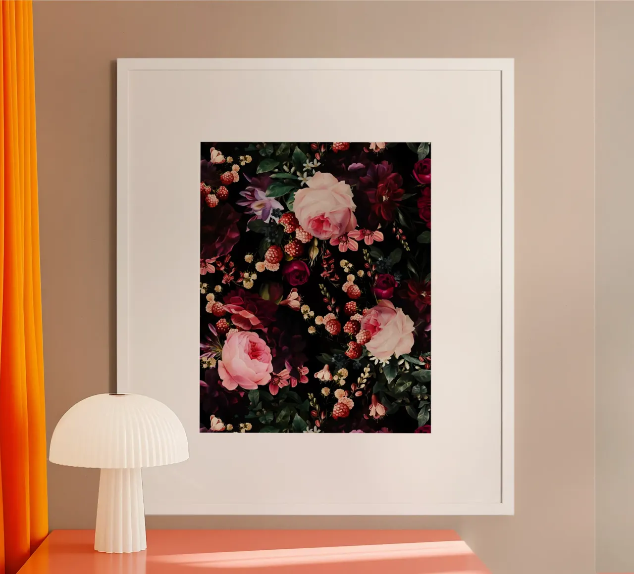 Giardino di mezzanotte barocco e mistico 4 carta hahnemühle da Flower Garden - Uta Naumann