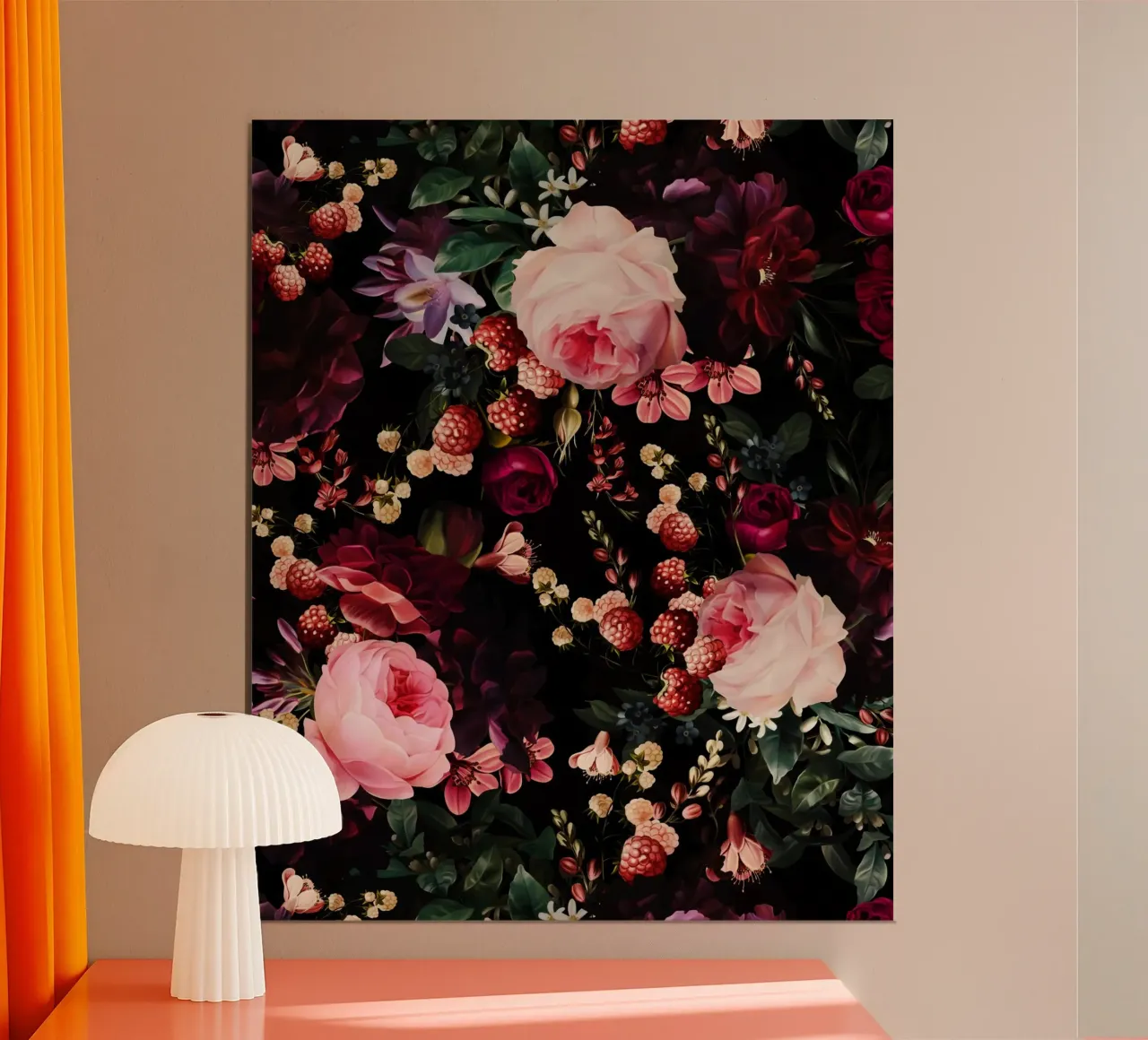 Giardino di mezzanotte barocco e mistico 4 carta hahnemühle da Flower Garden - Uta Naumann