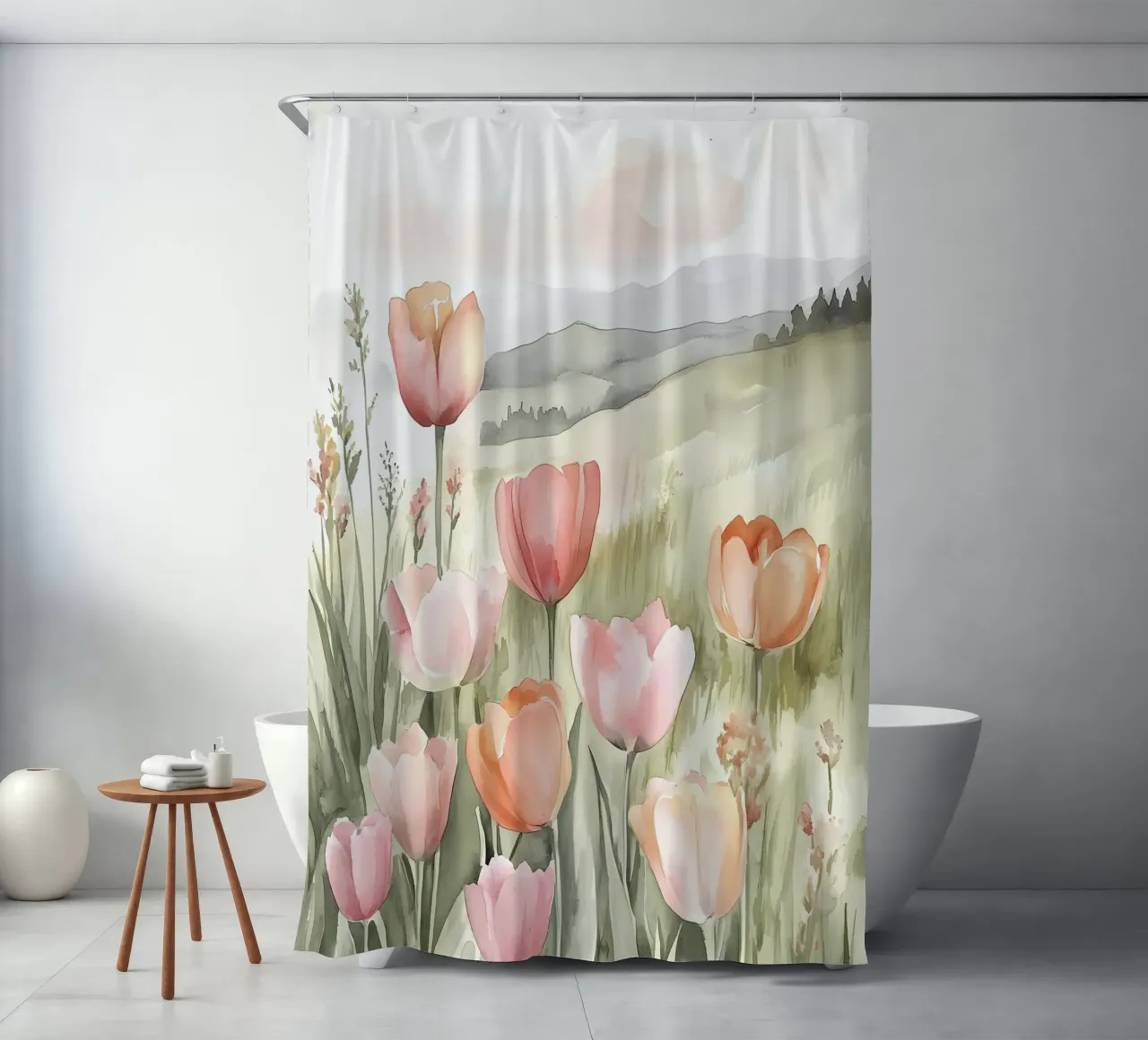 Tulpen Duschvorhang von IamHomeStudio