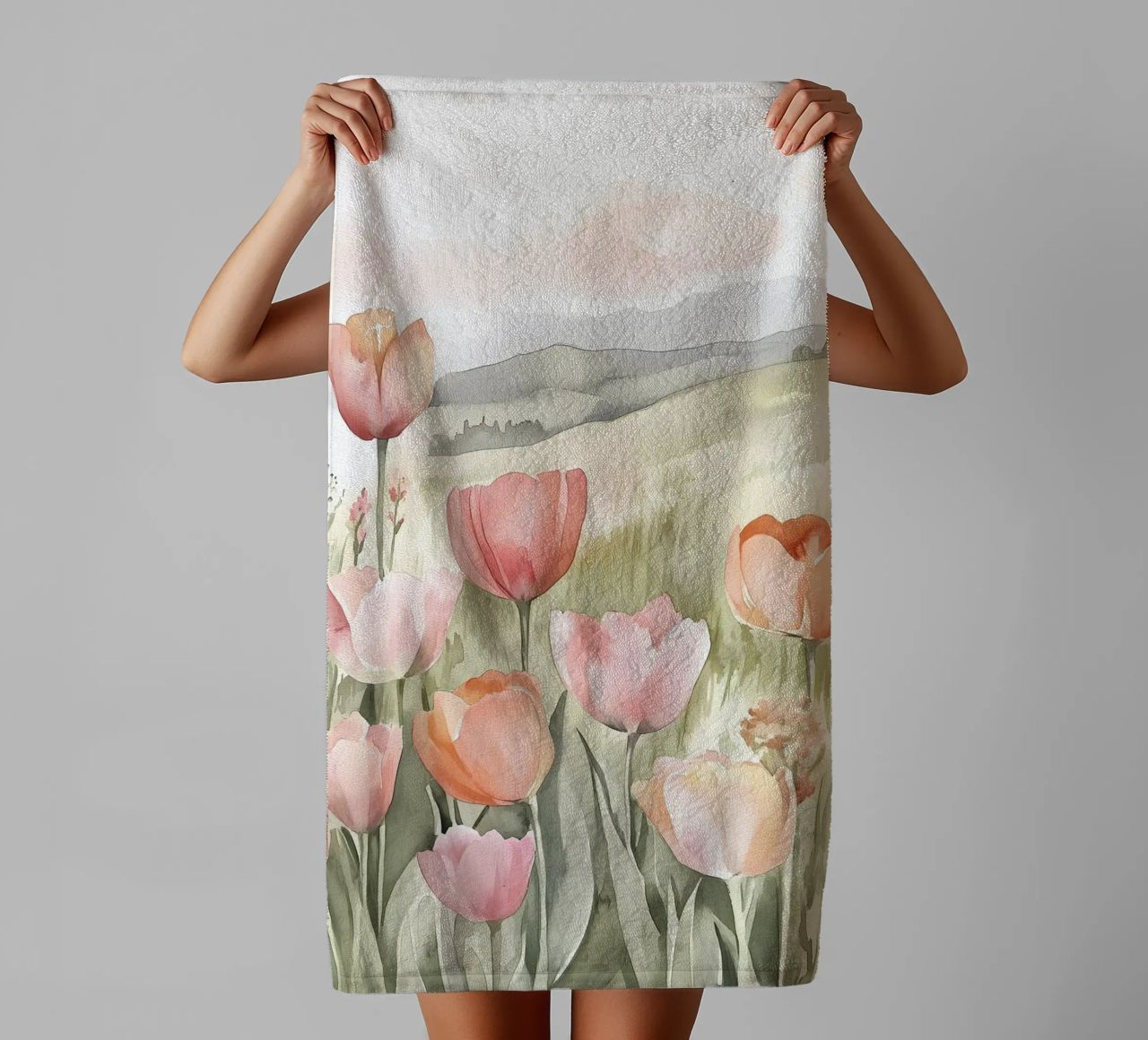 Tulipani asciugamano da bagno da Olga Wildrose