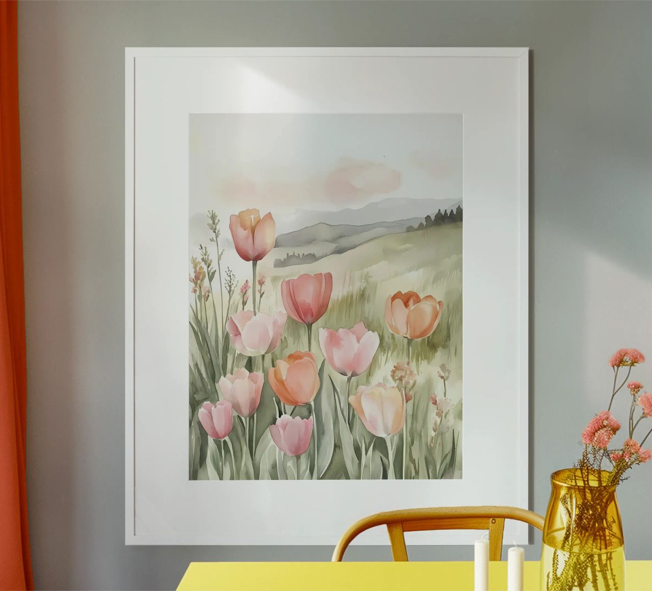 Tulipani poster da Olga Wildrose