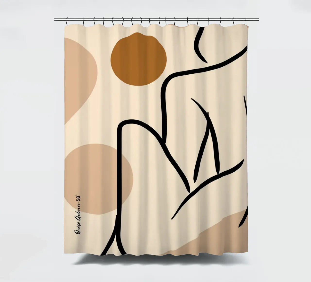 Delicate Fade tenda da doccia da Mike Leymi