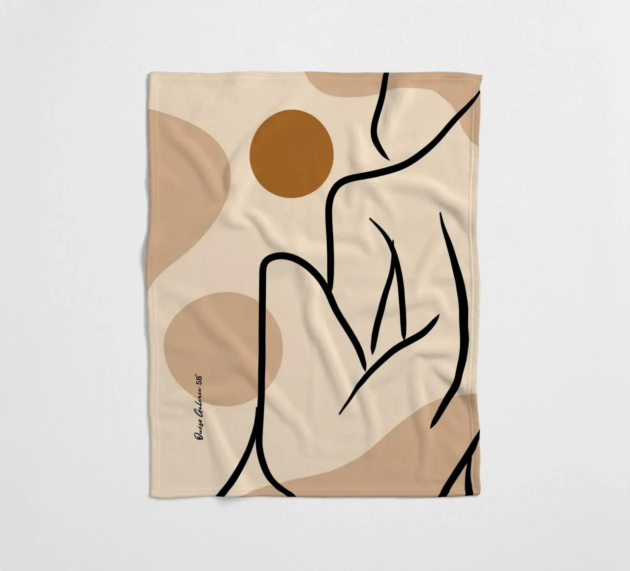 Delicate Fade coperta in pile da Mike Leymi