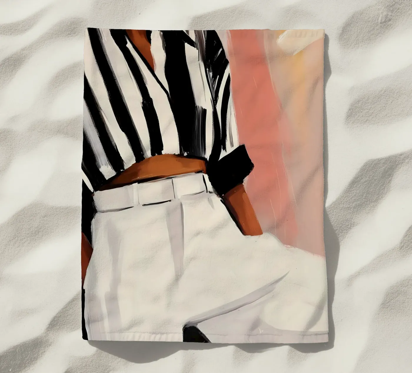 Fashion beach towel by IamHomeStudio