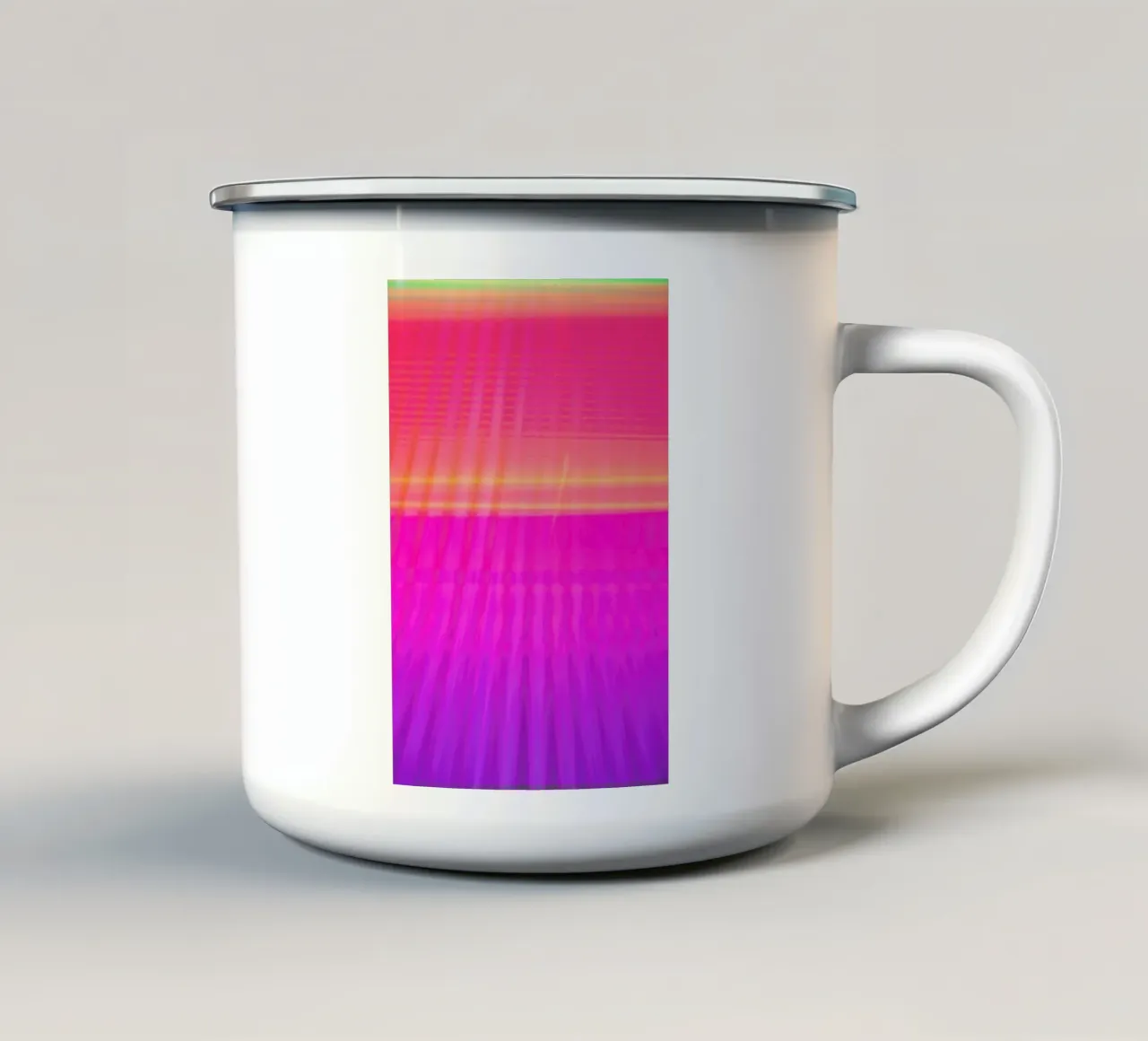 Pink Light tazza in smalto da Flo Klein