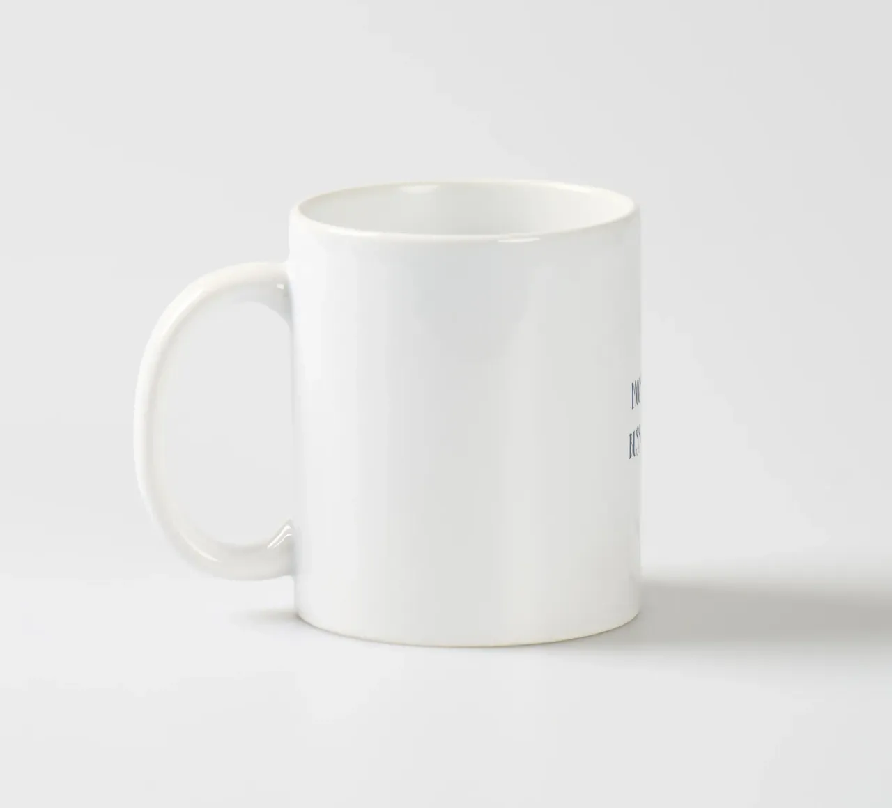 Typisch Bayern MOGST A BUSSERL tazza in ceramica da Melanie Viola