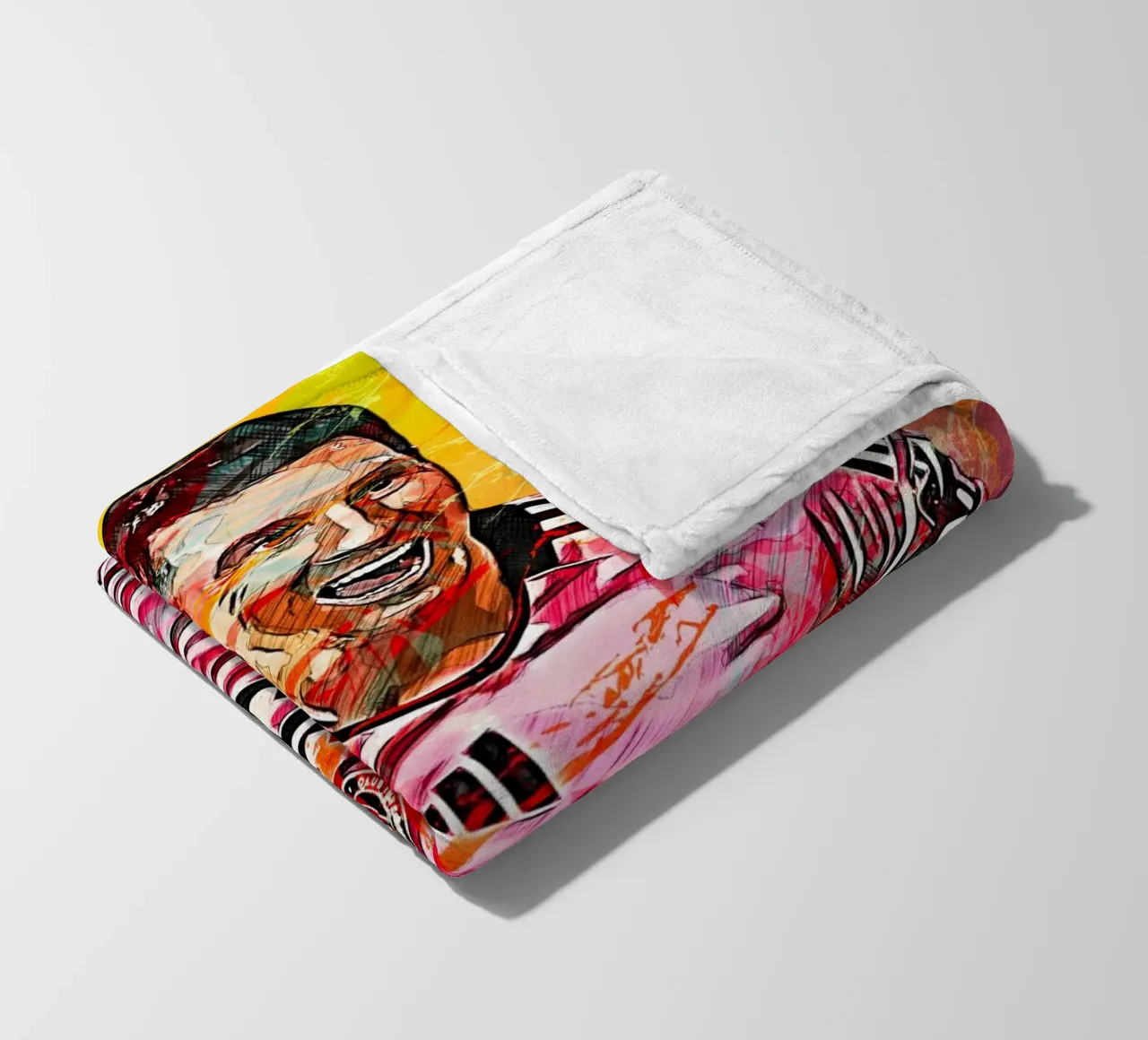 Lionel Messi Inter Miami coperta in pile da tenten
