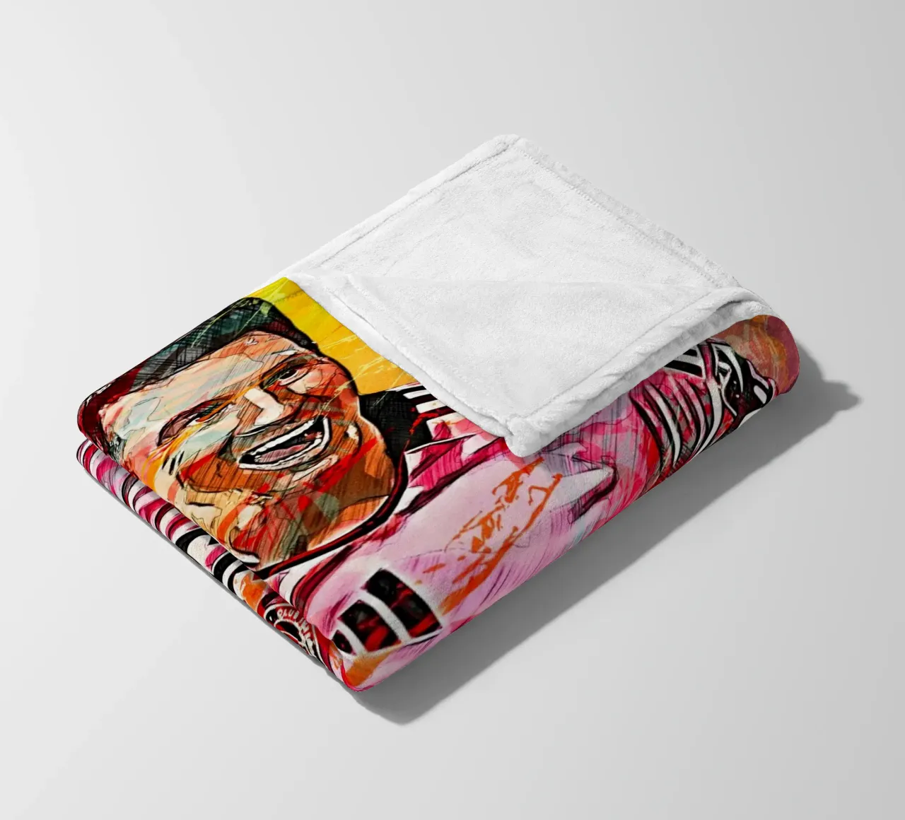 Lionel Messi Inter Miami coperta in pile da tenten