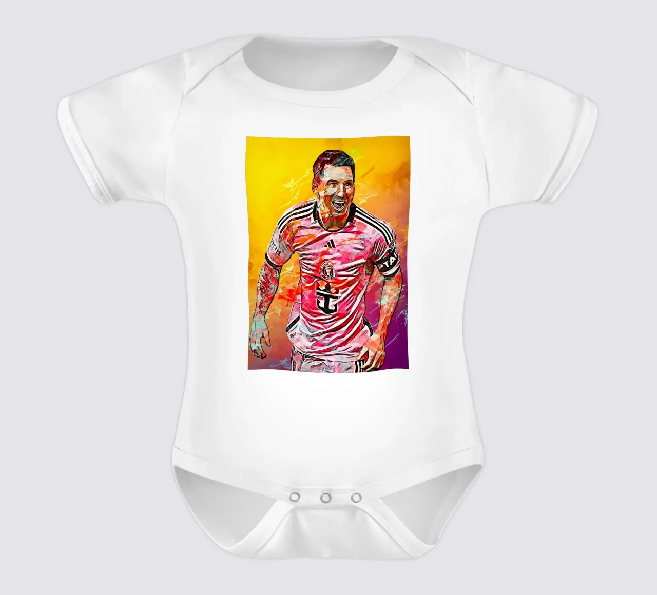 Lionel Messi Inter Miami body neonato maniche corte da tenten