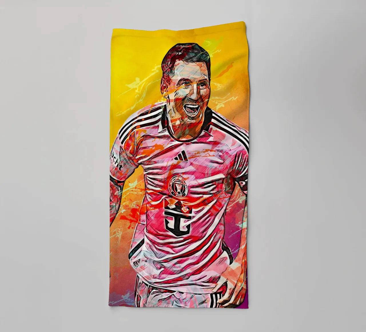 Lionel Messi Inter Miami asciugamano da bagno da tenten