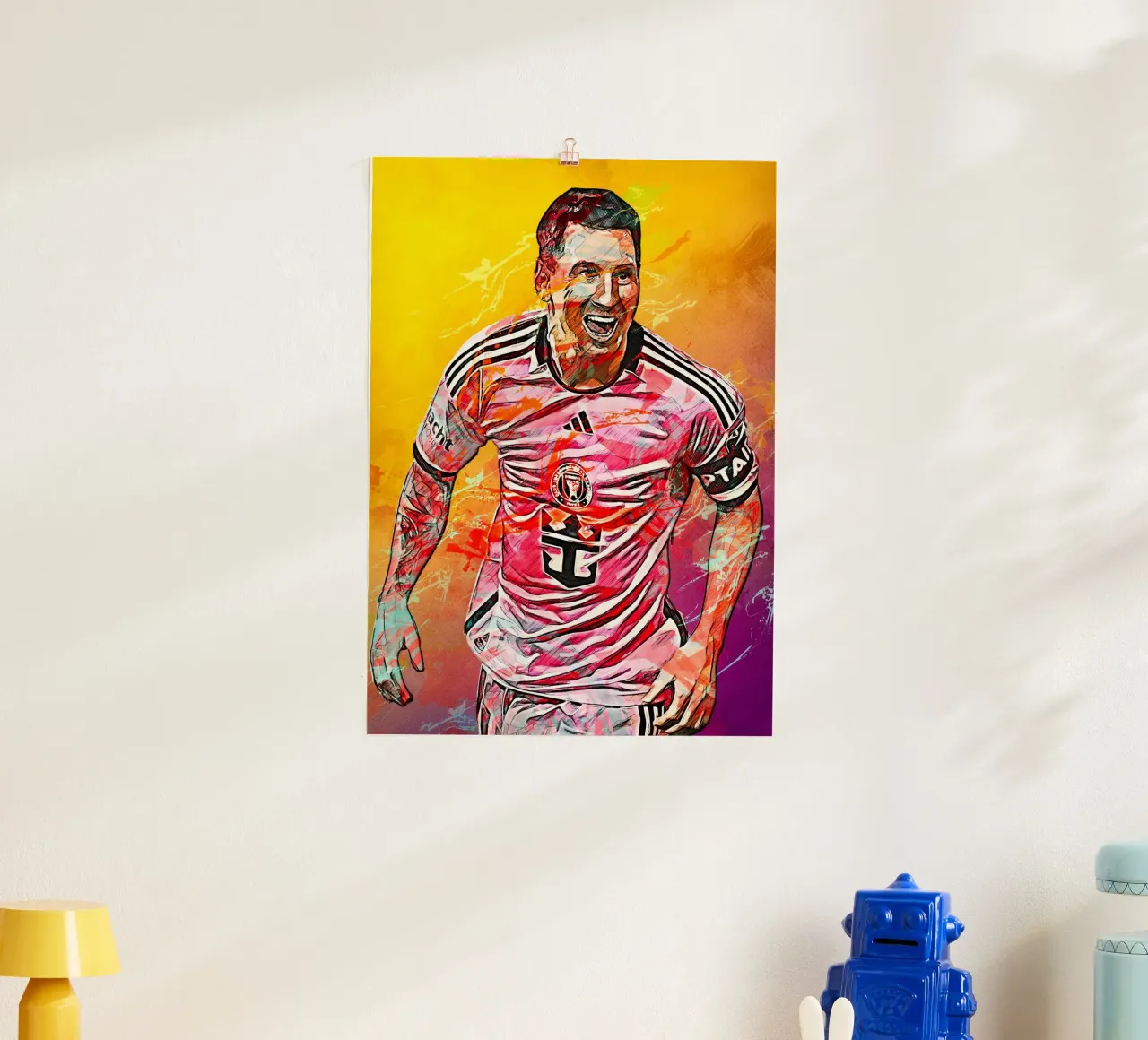 Lionel Messi Inter Miami carta hahnemühle da tenten