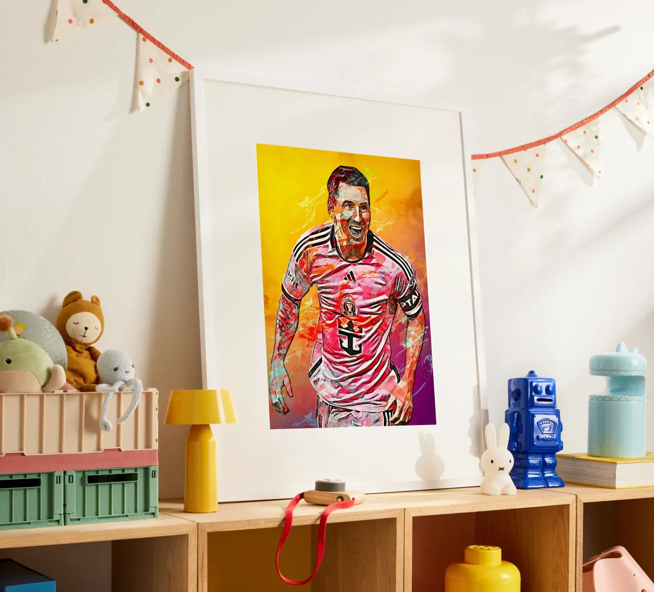 Lionel Messi Inter Miami carta hahnemühle da tenten