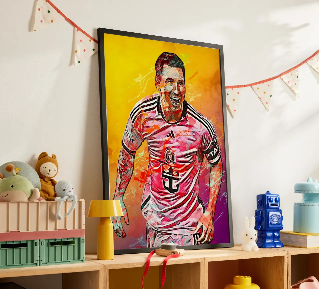 Lionel Messi Inter Miami carta hahnemühle da tenten