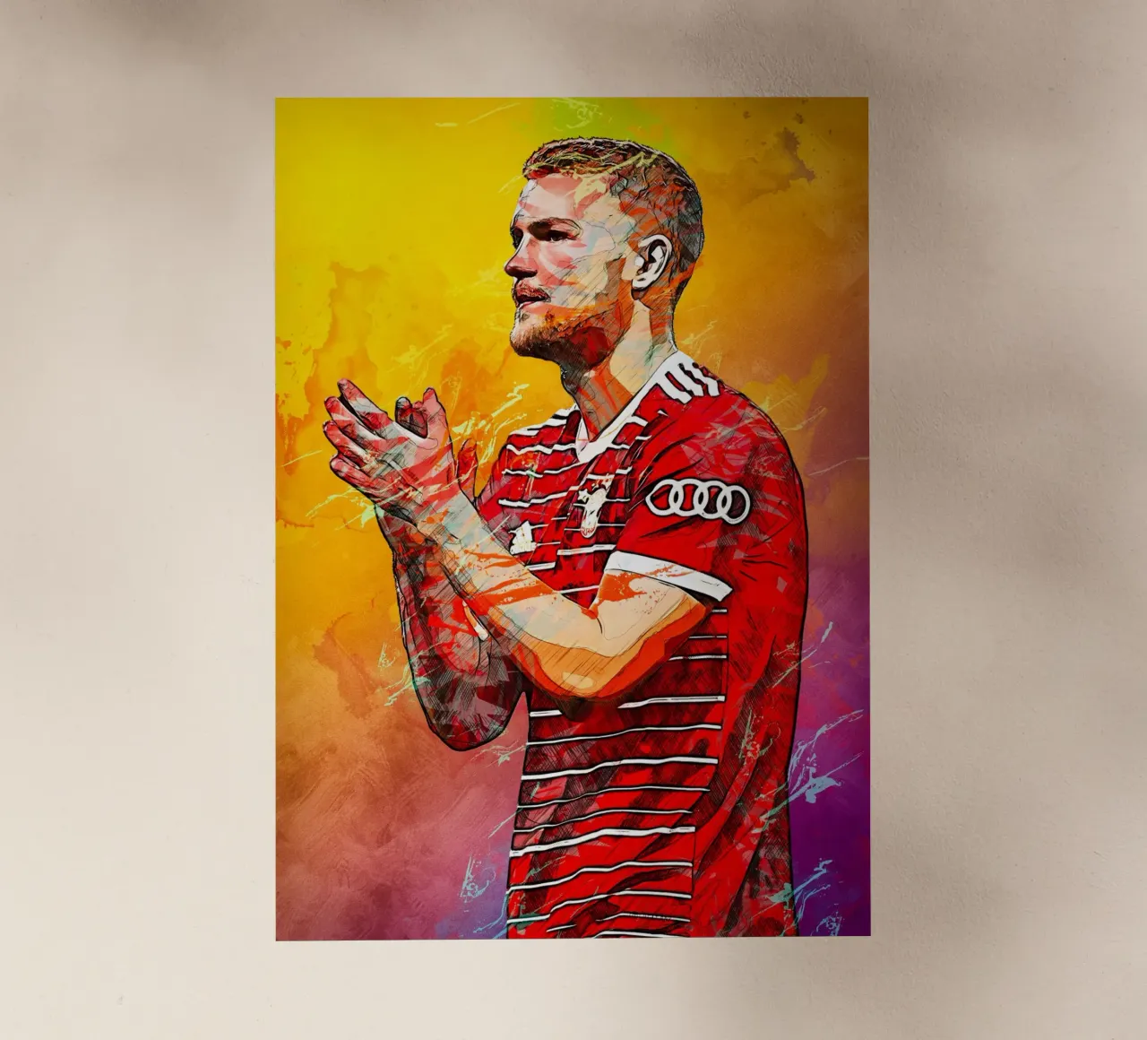 Matthijs de Ligt pellicola backlit da tenten