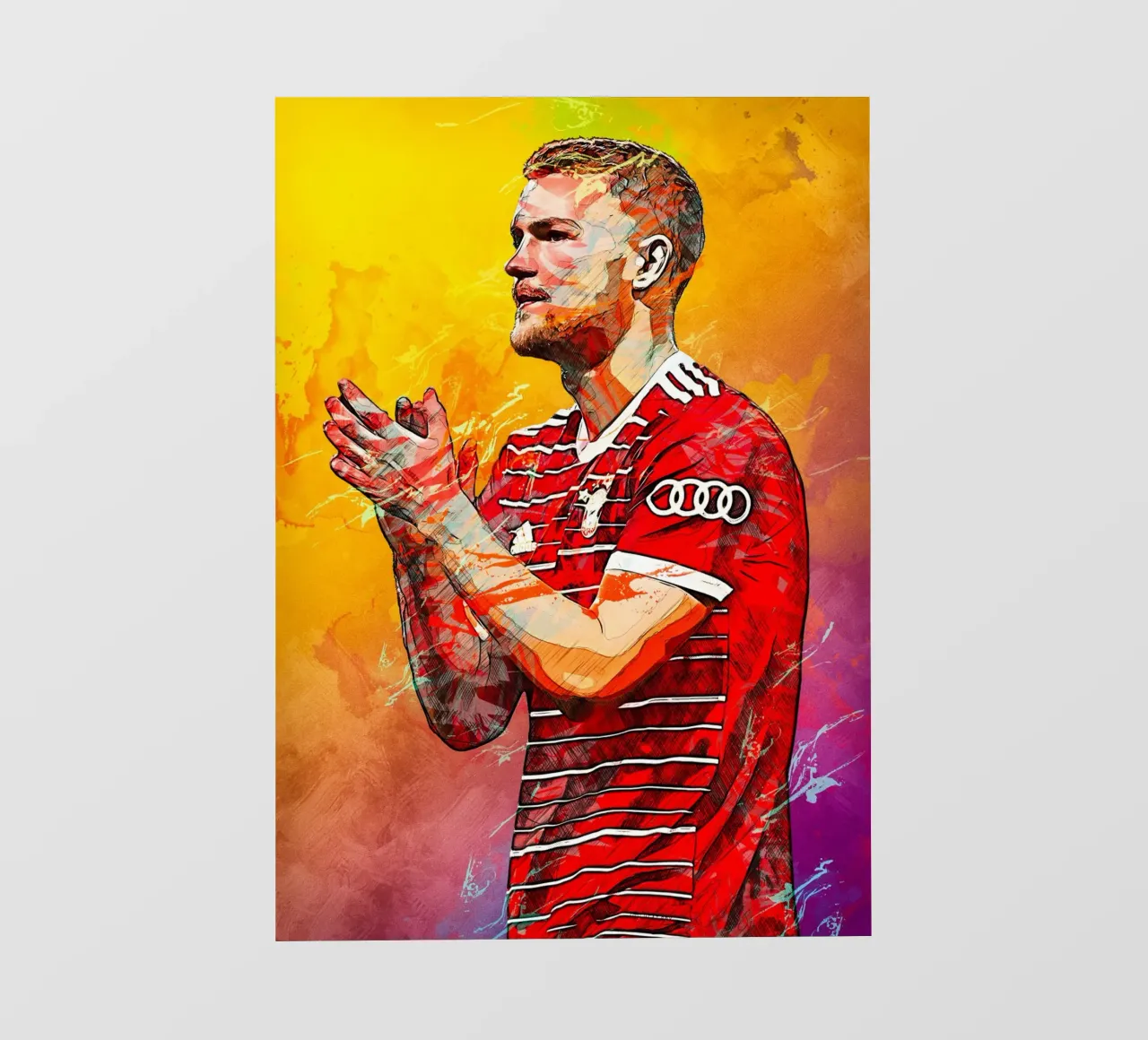 Matthijs de Ligt pellicola backlit da tenten