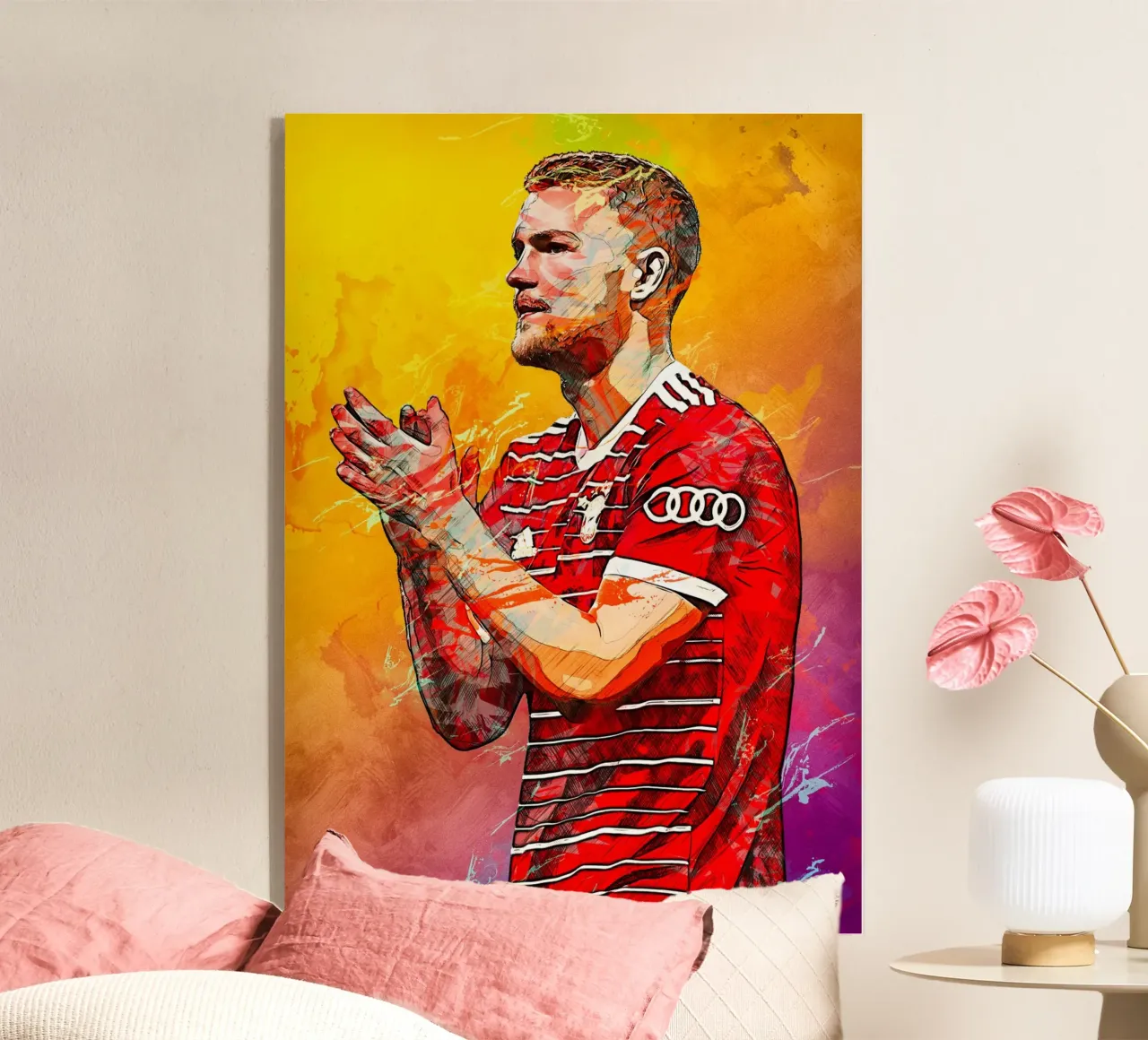 Matthijs de Ligt plexiglass da tenten