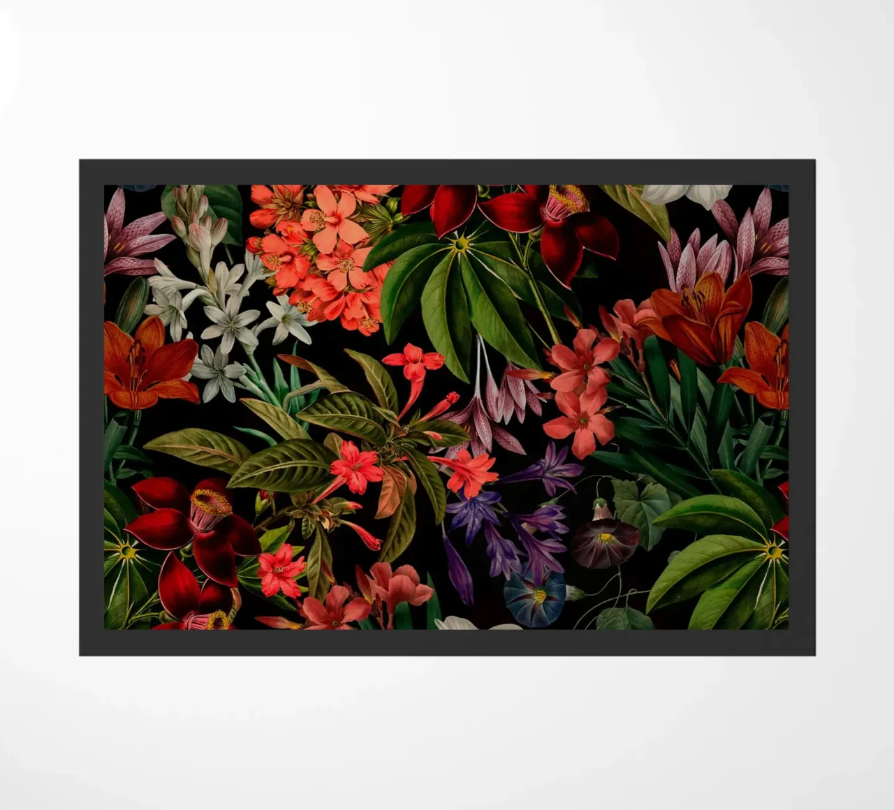 Giardino fiorito barocco esotico mistico di mezzanotte zerbino da Flower Garden - Uta Naumann