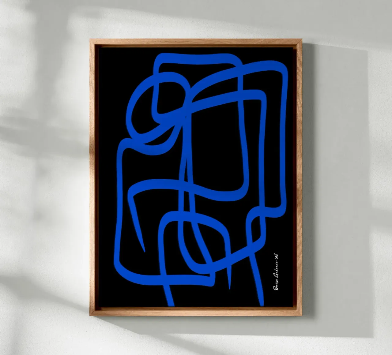 Breeze of Light canvas met Baklijst van Mike Leymi