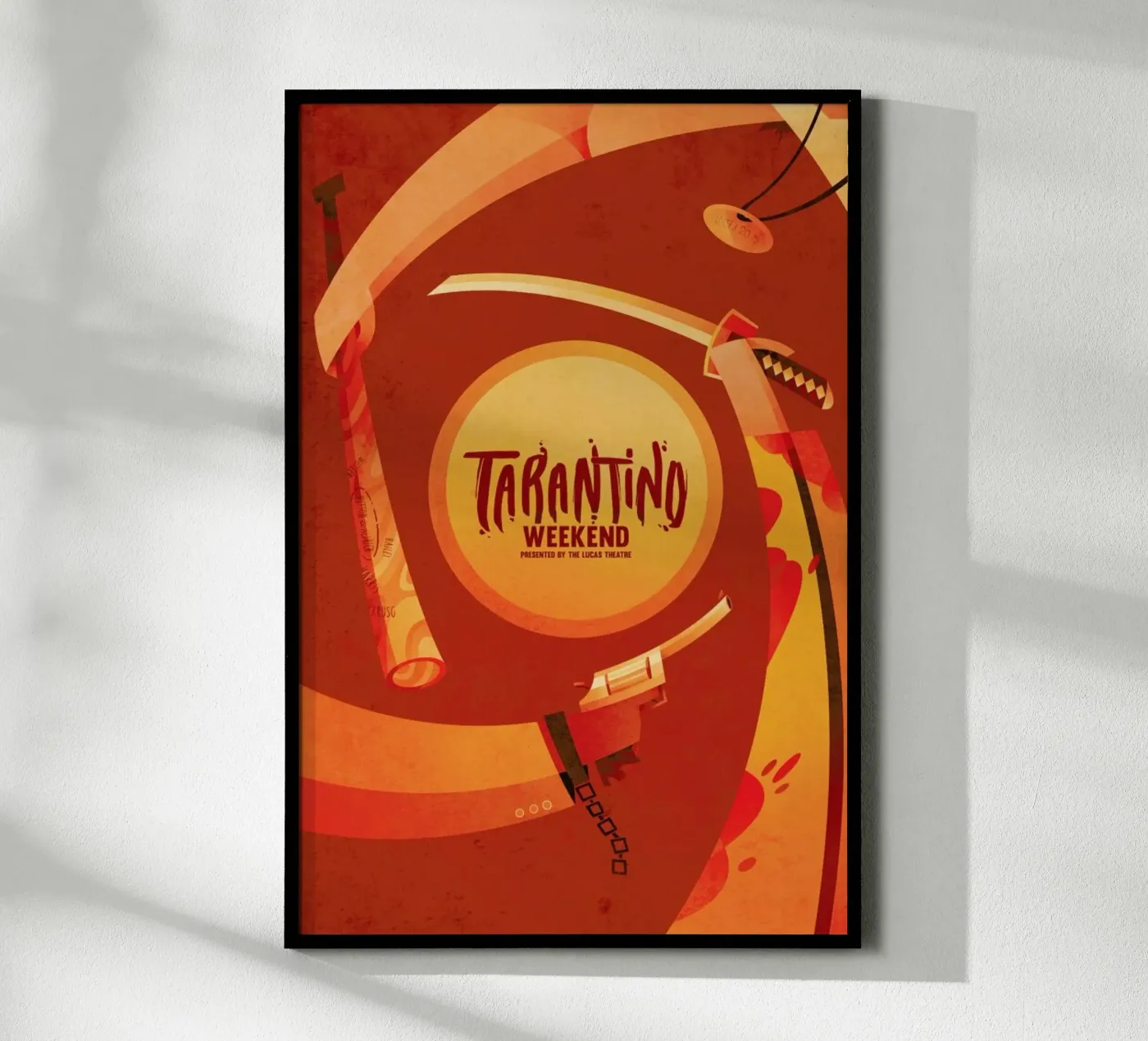 Tarantino Weekend poster by Sean Loose