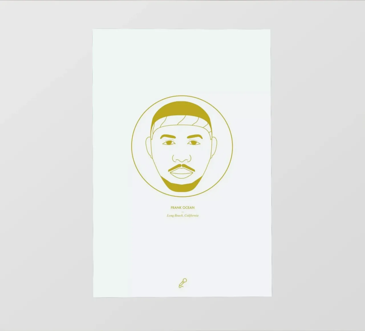 Frank Ocean pellicola backlit da Dean Smith