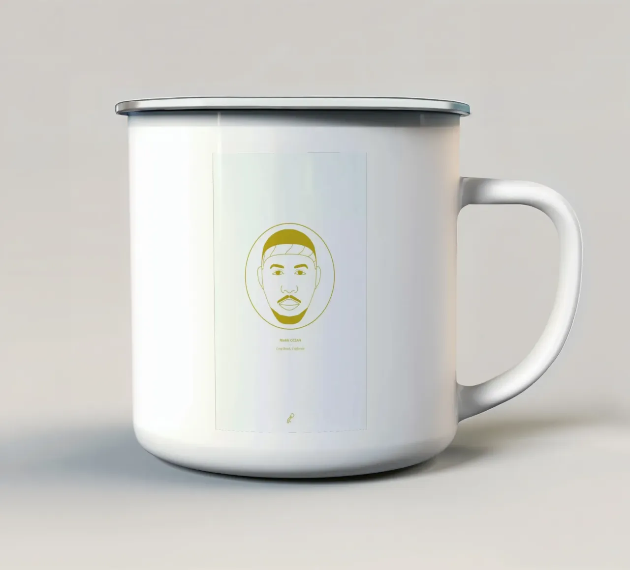 Frank Ocean tazza in smalto da Dean Smith