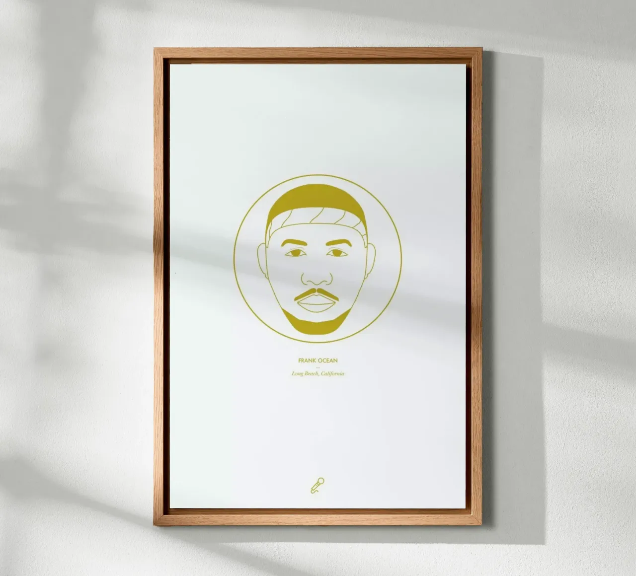 Frank Ocean tela con Cornice a cassetta da Dean Smith