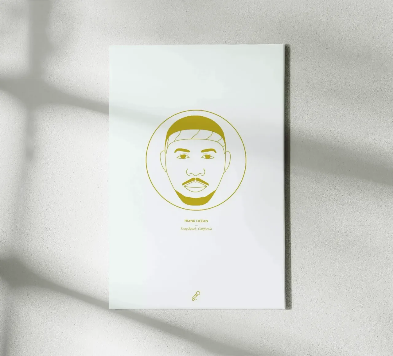 Frank Ocean tela con Cornice a cassetta da Dean Smith
