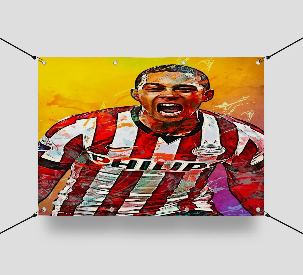 Memphis Depay telo in pvc da tenten