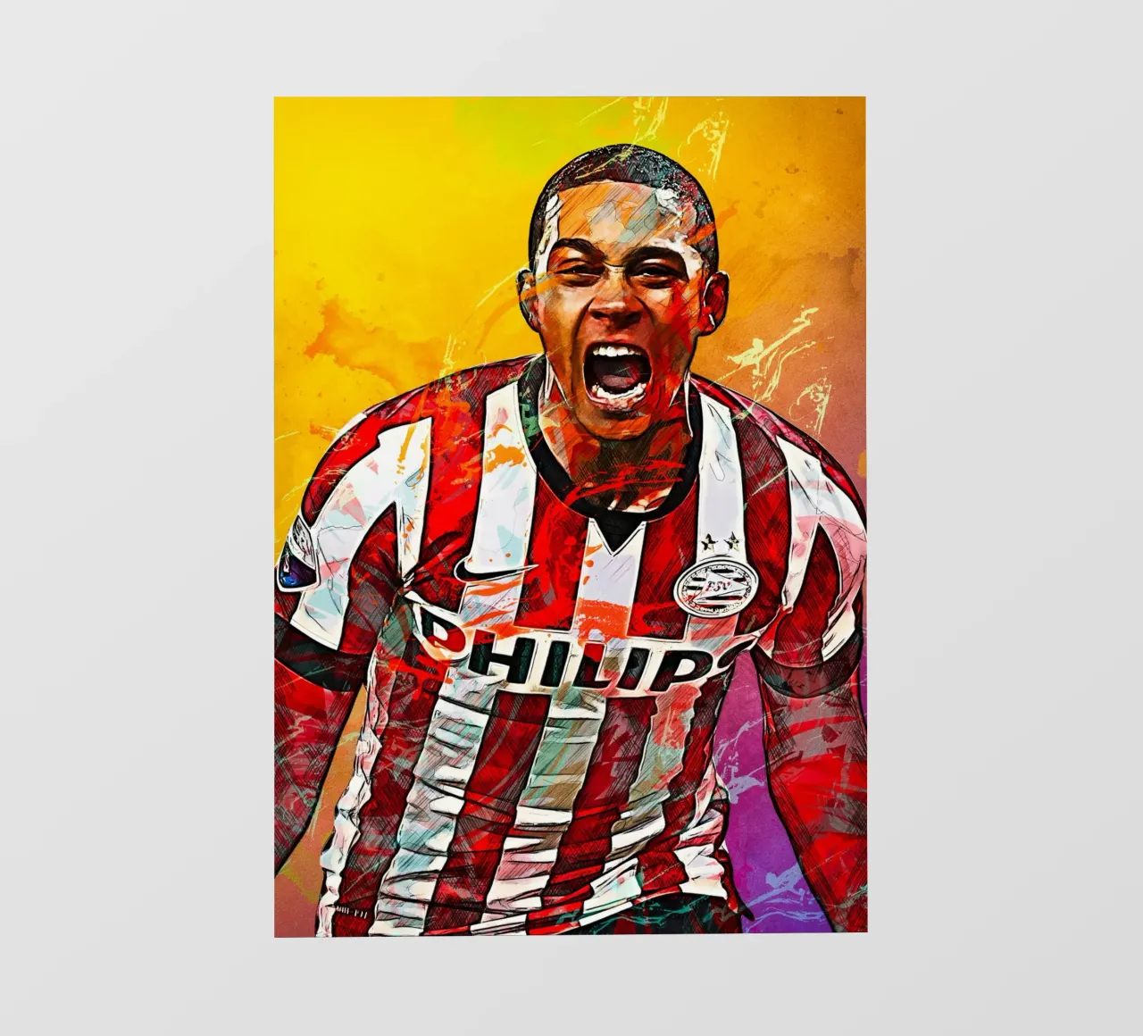 Memphis Depay telo in pvc da tenten