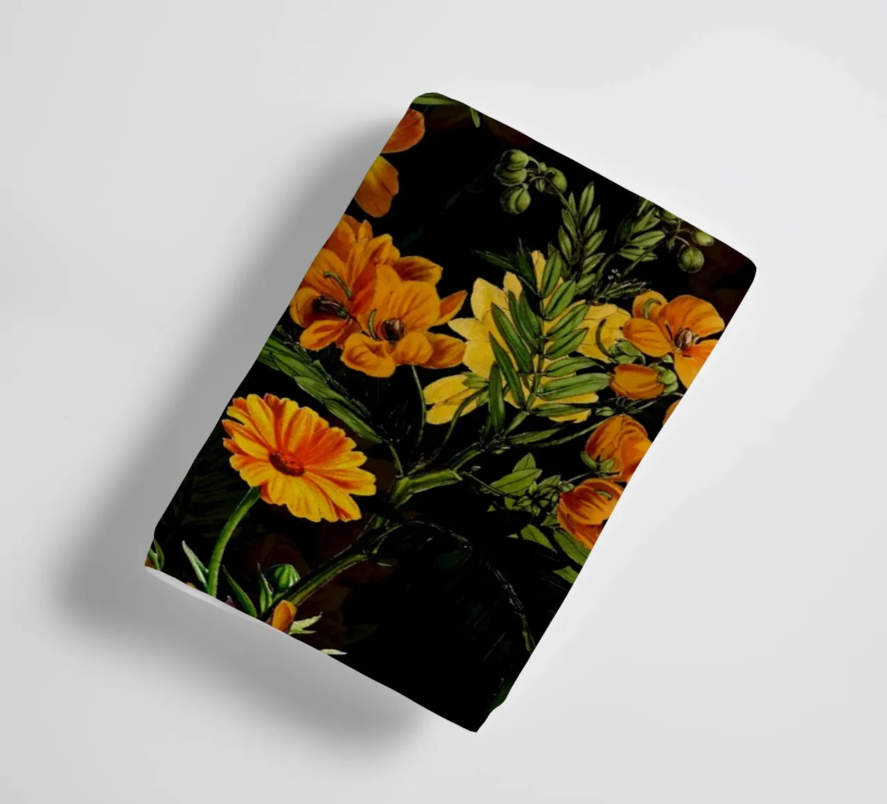 Fleurs sauvages jaune baroque Jardin de minuit mystique serviette de bain de Flower Garden - Uta Naumann