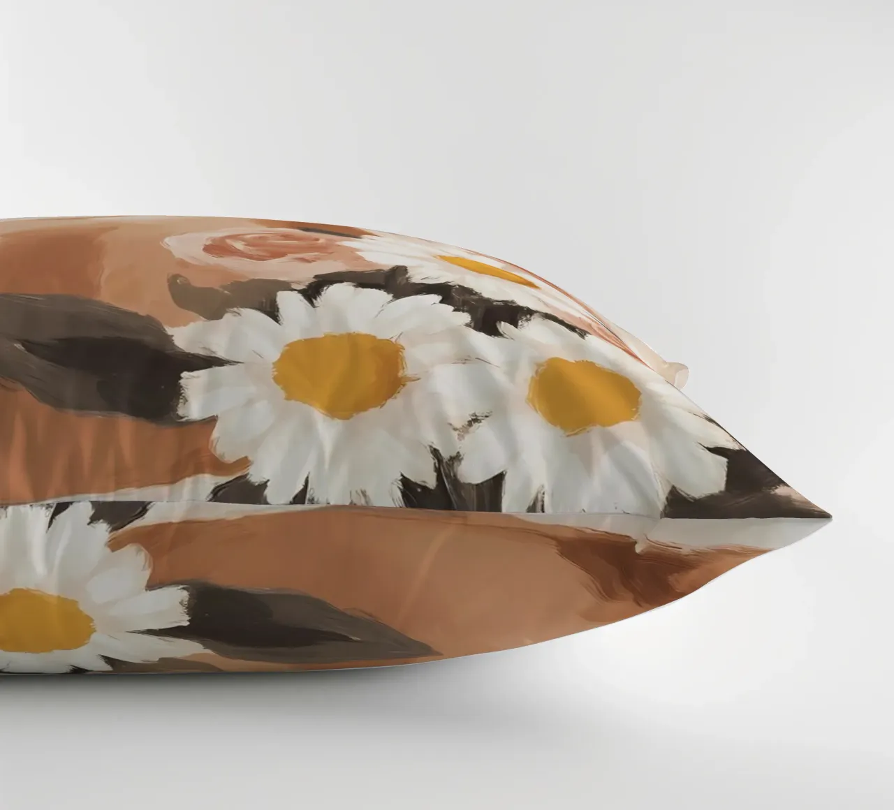 Ragazza con fiori cuscino da IamHomeStudio