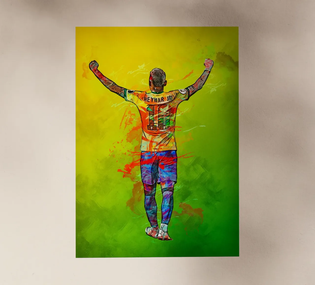 Neymar pellicola backlit da tenten
