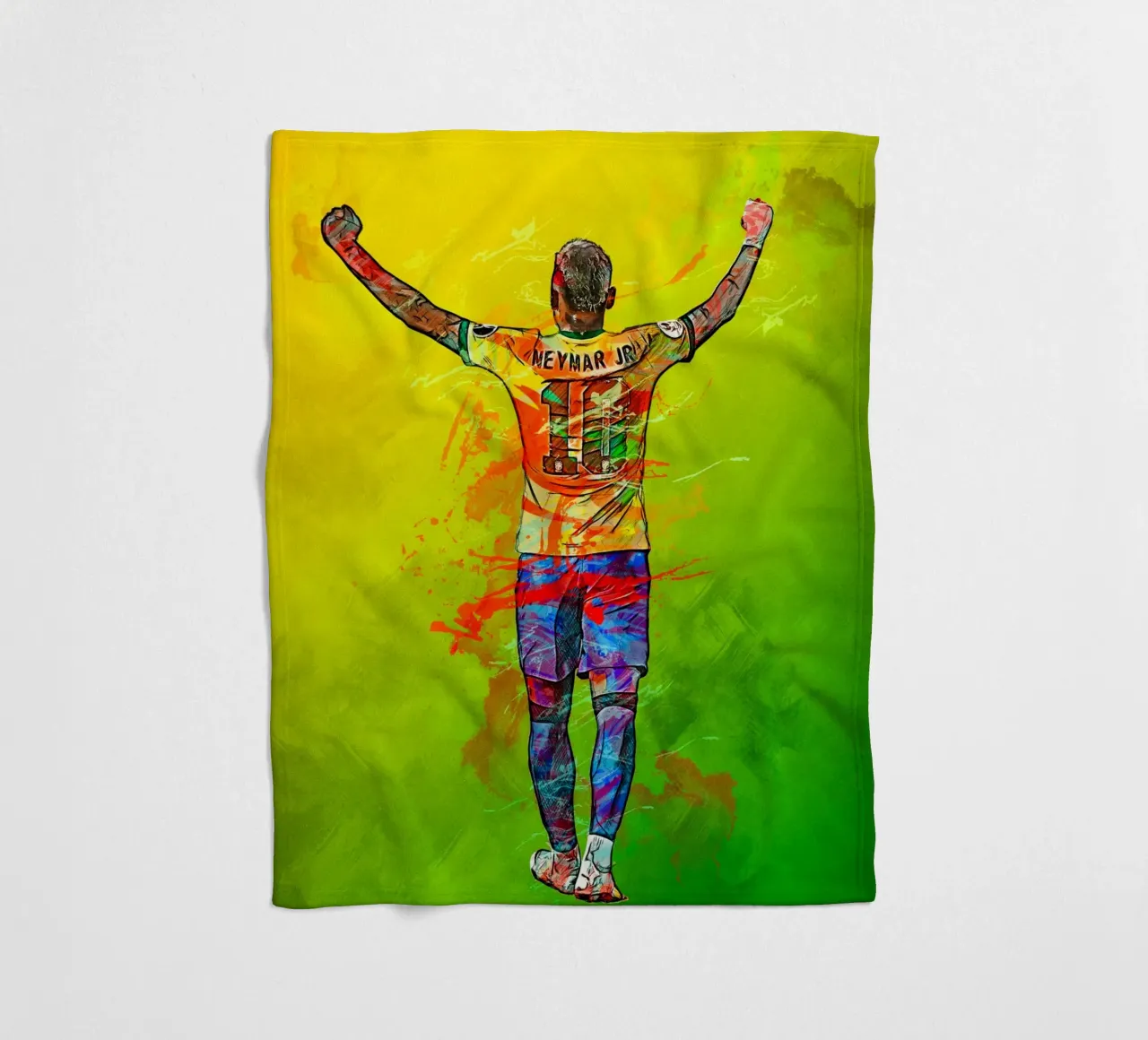 Neymar coperta in pile da tenten