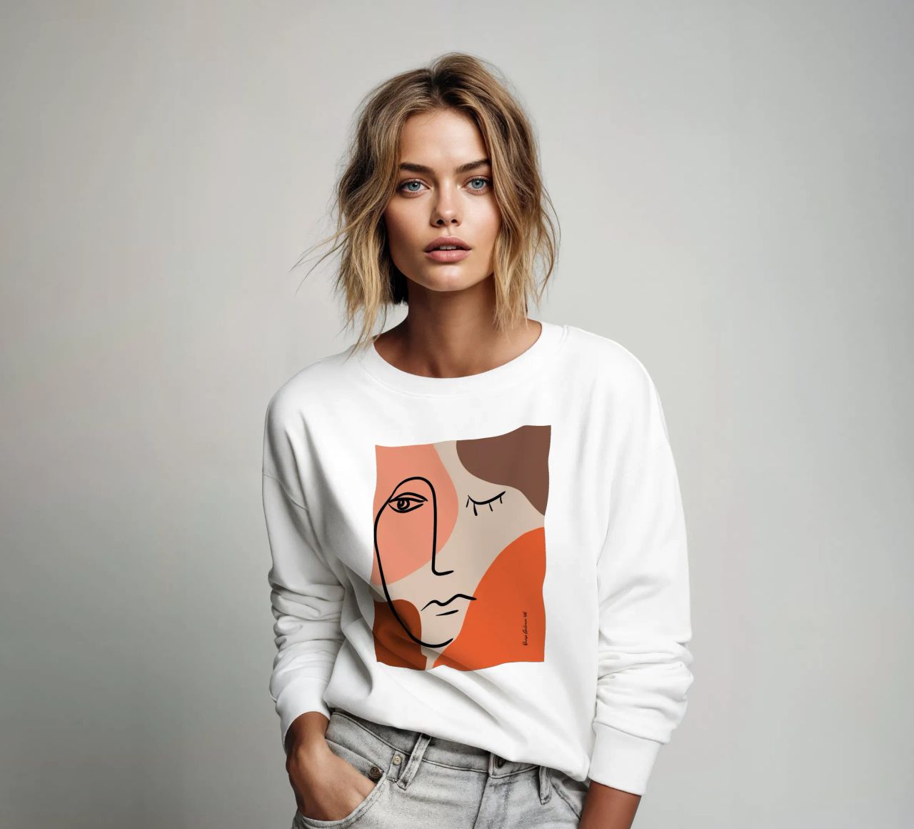 Whispering Waves sudadera de Mike Leymi