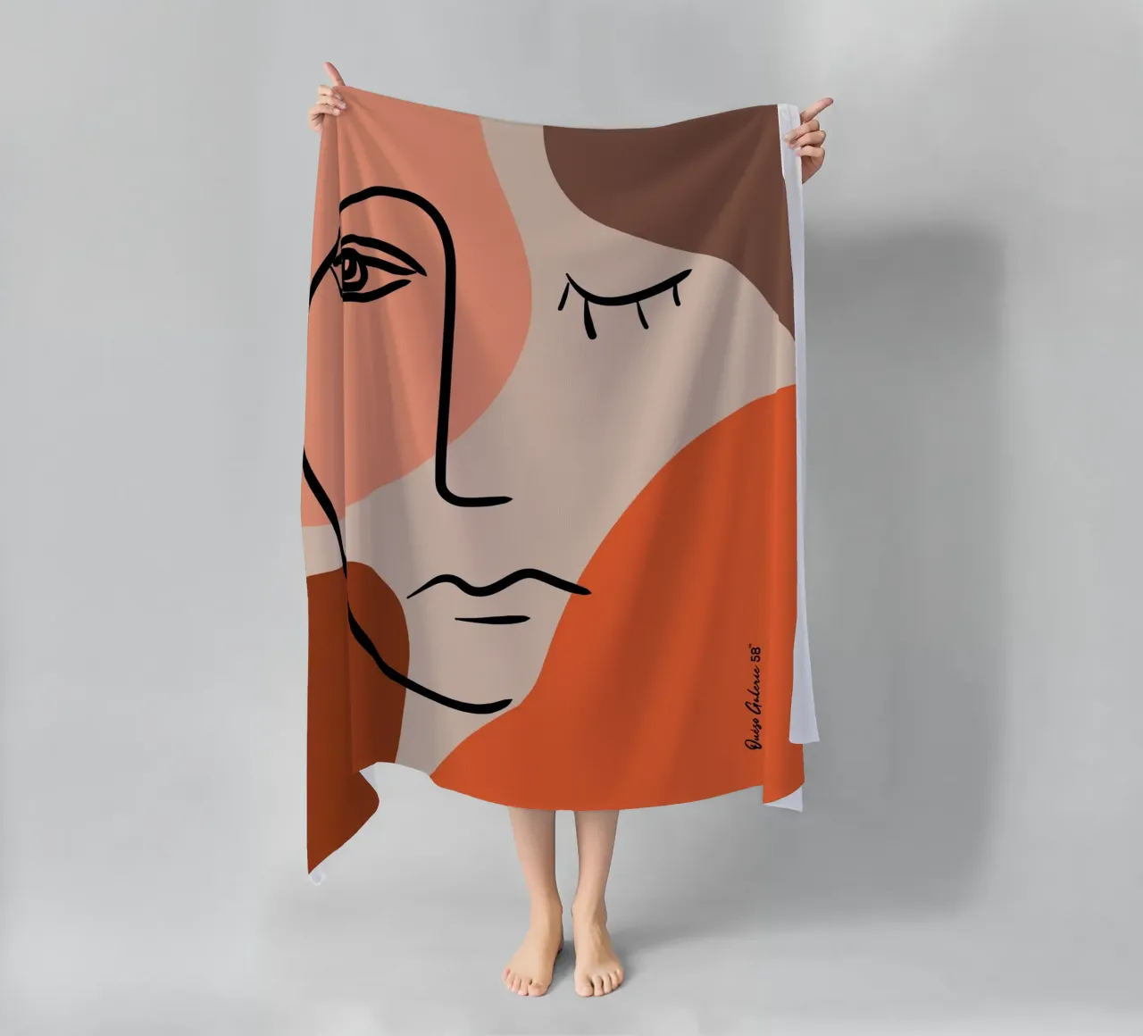 Whispering Waves beach towel by Mike Leymi