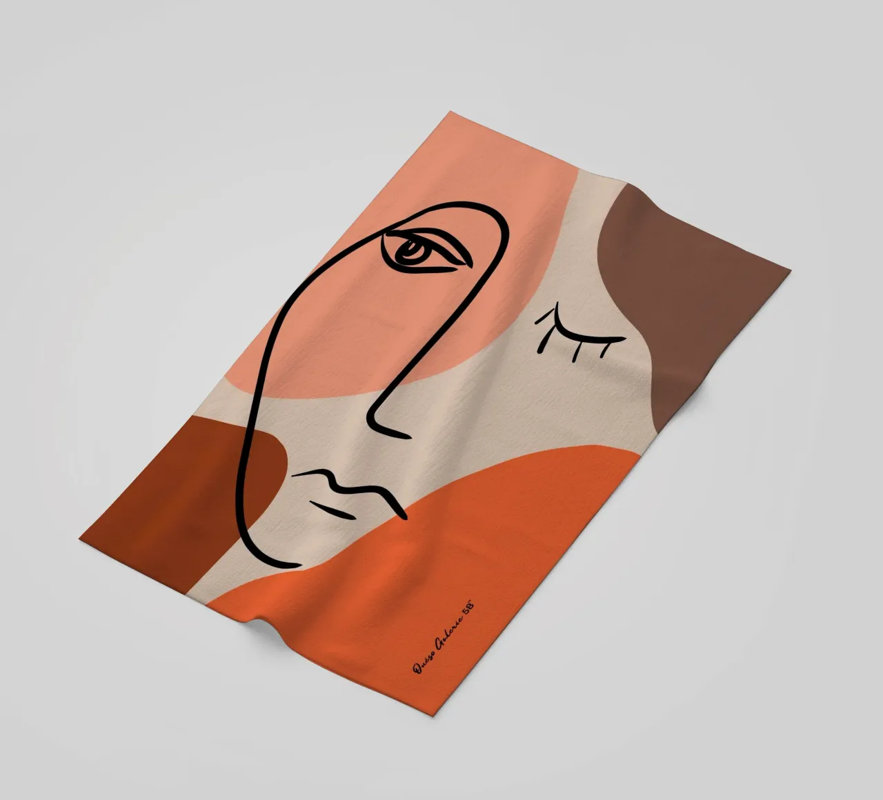 Whispering Waves beach towel by Mike Leymi