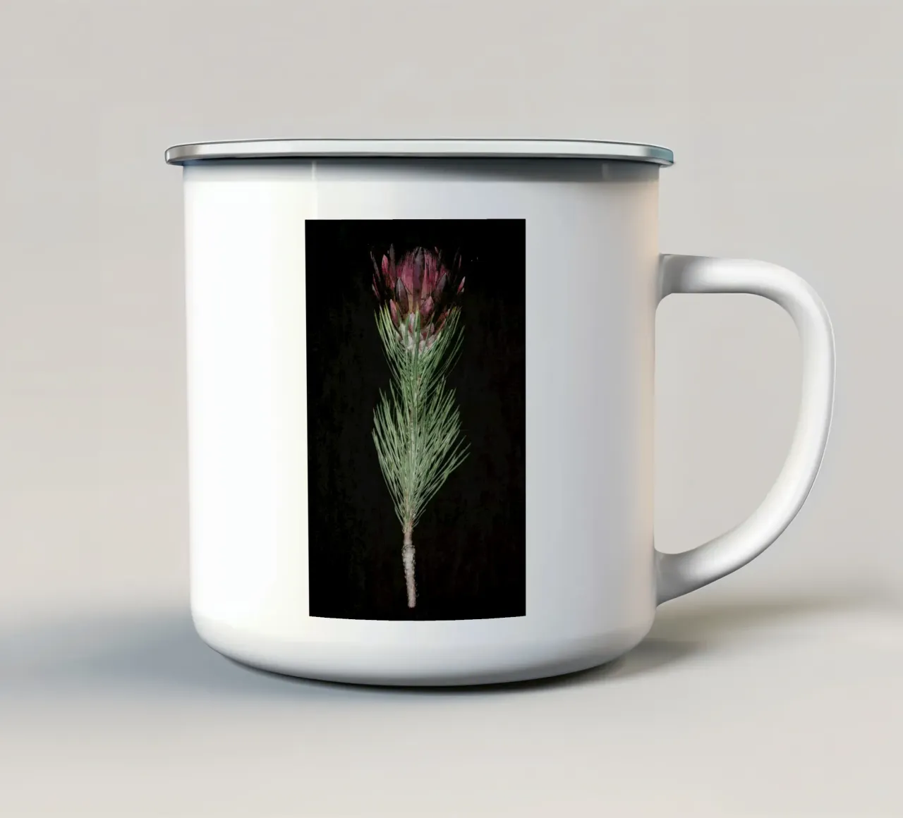 Fynbos Protea tazza in smalto da Shot By Clint