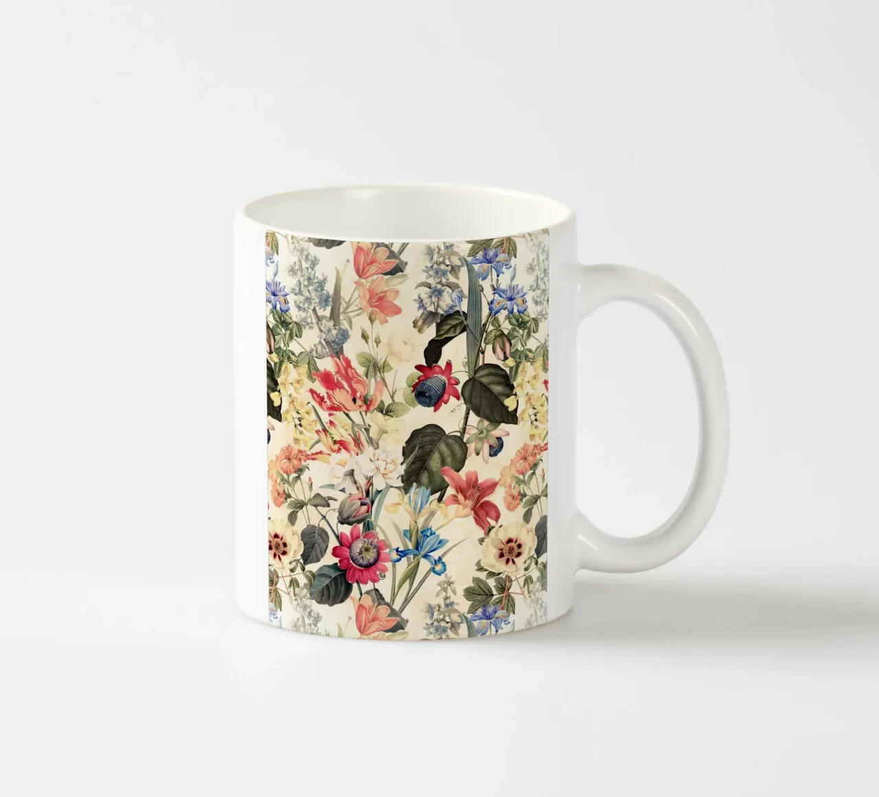 Exotic Summer Flower Garden ceramic mug by Flower Garden - Uta Naumann