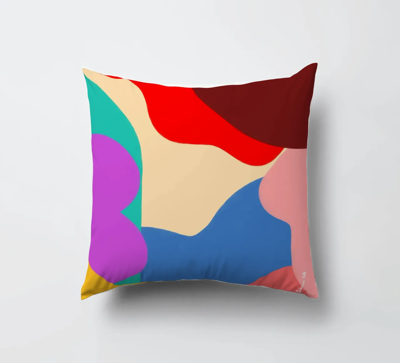 Dancing Shapes cuscino da Mike Leymi