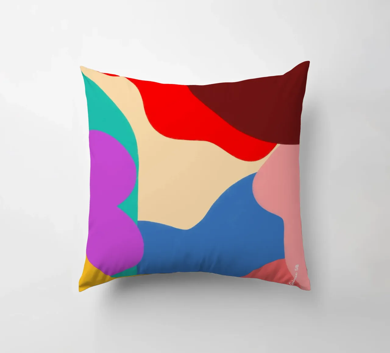 Dancing Shapes cuscino da Mike Leymi