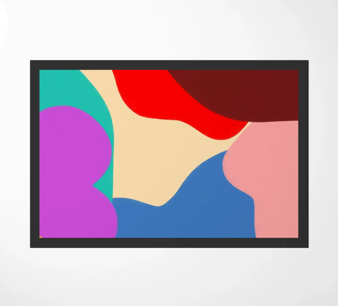 Dancing Shapes Fußmatte von Mike Leymi